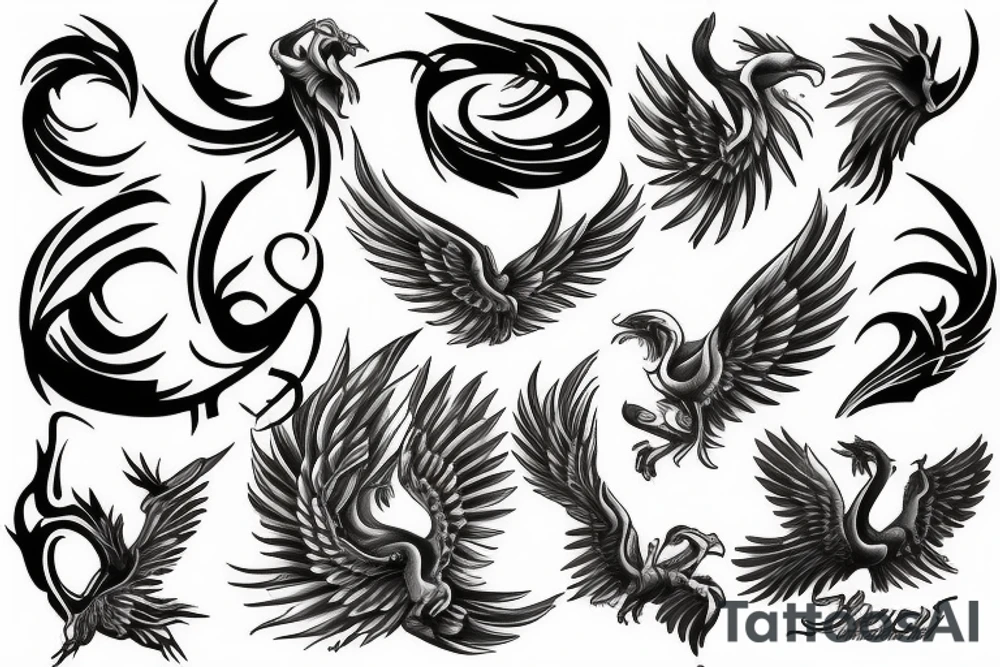 Phoenix tattoo idea