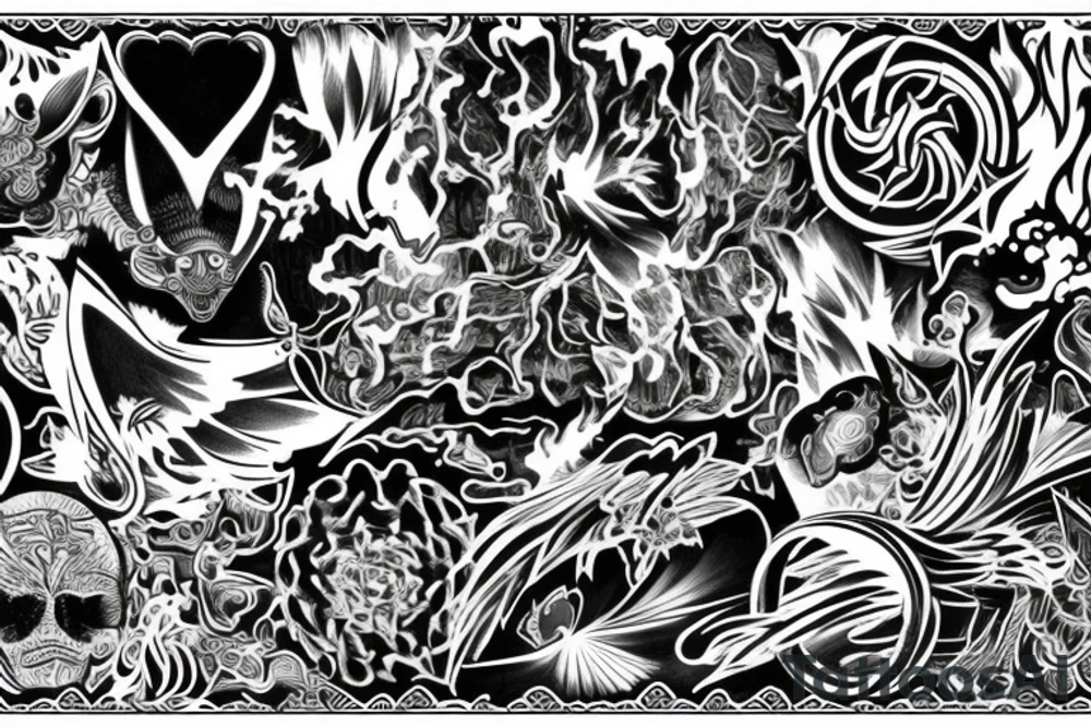 Phoenix tattoo idea