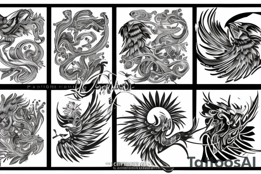 Phoenix tattoo idea