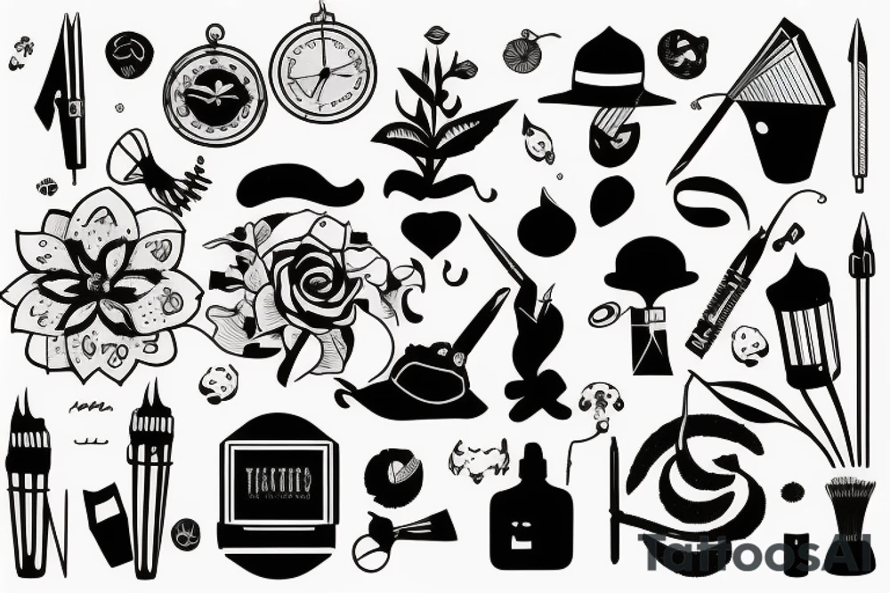 the past is nicer than reality tattoo idea