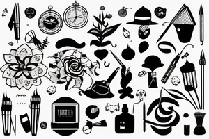 the past is nicer than reality tattoo idea