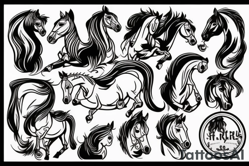 Steal horses tattoo idea