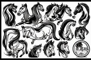 Steal horses tattoo idea