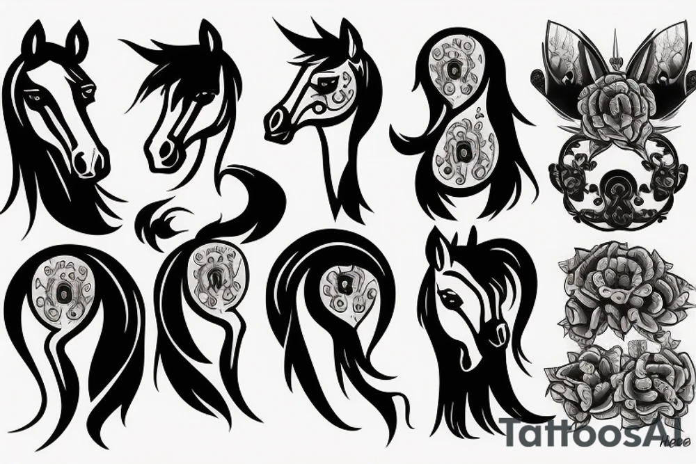 horses thief tattoo idea