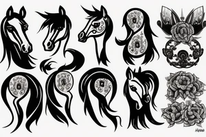 horses thief tattoo idea