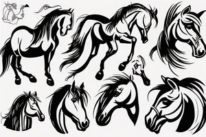 horses thief tattoo idea