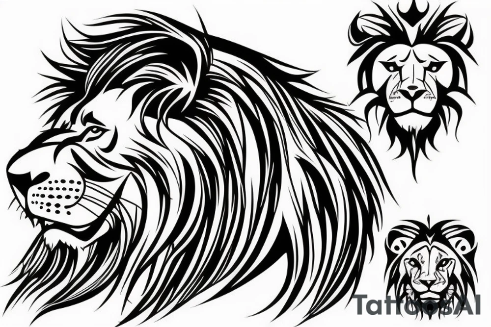 Lion scar king tattoo idea