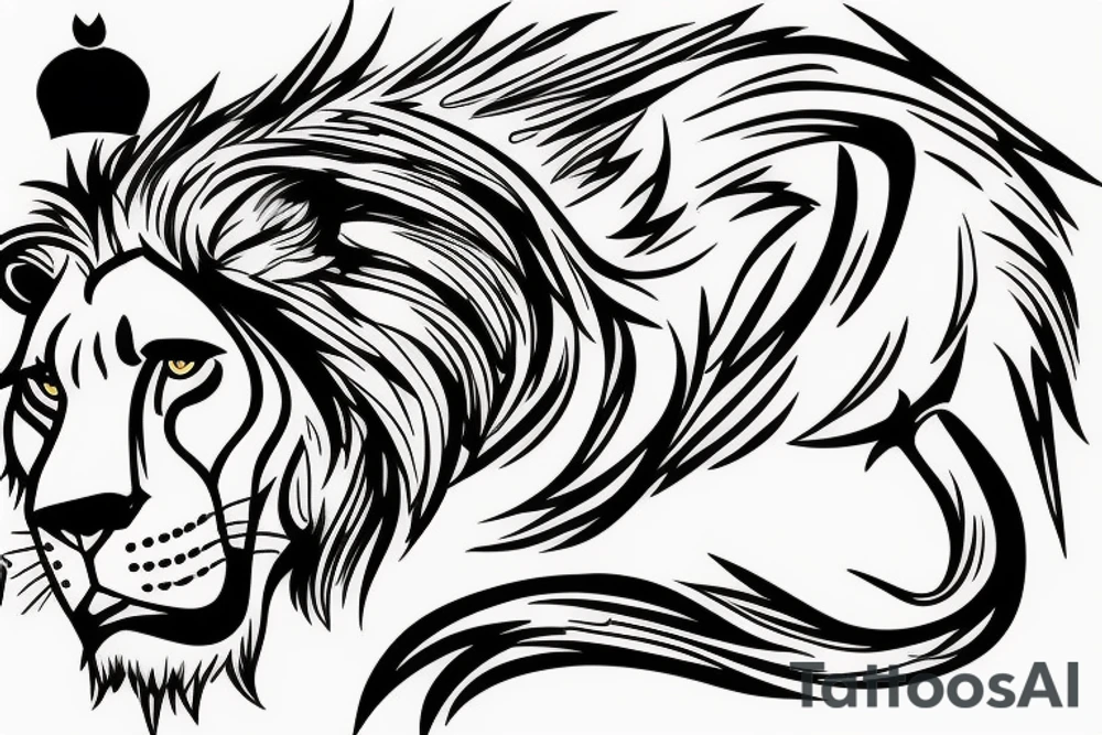 Lion scar king tattoo idea