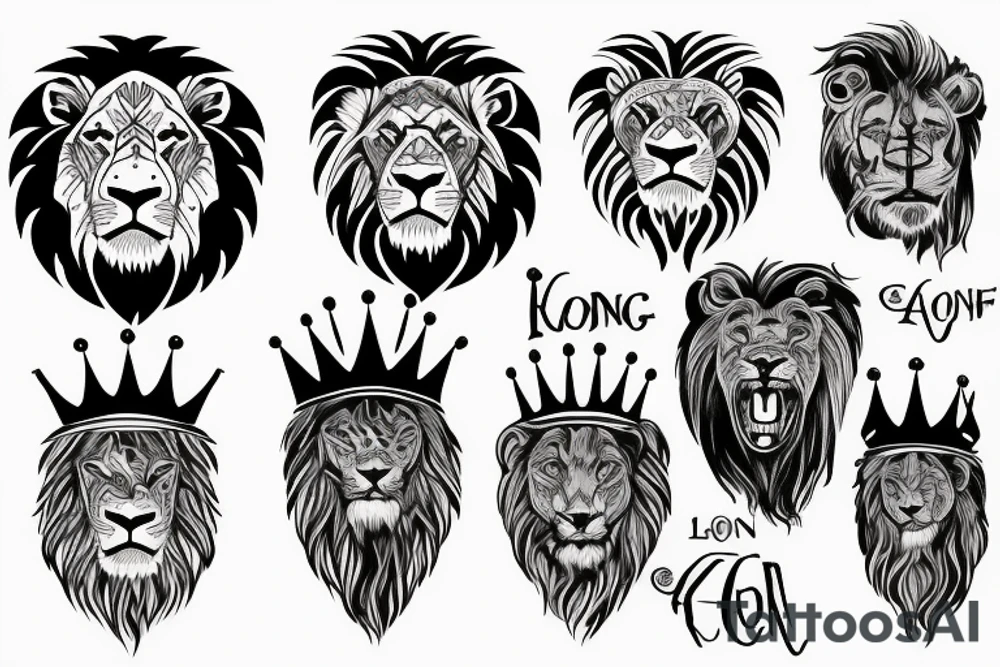 Lion scar king real tattoo idea