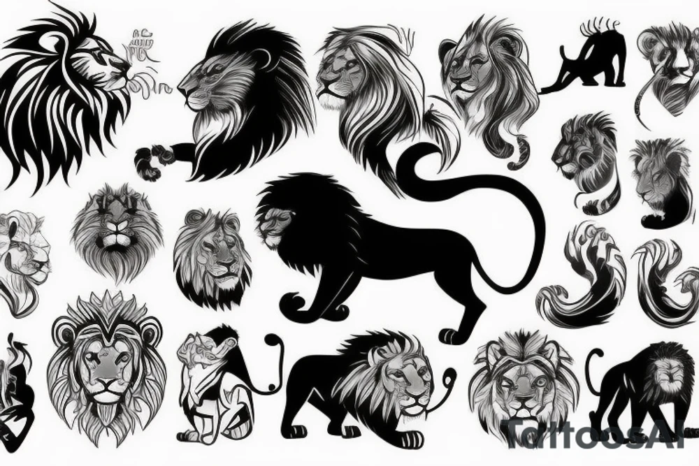 Lion scar king real tattoo idea