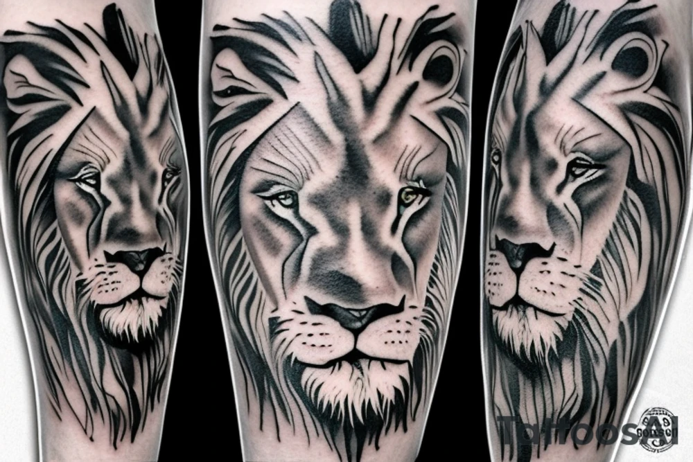 Lion scar king real tattoo idea