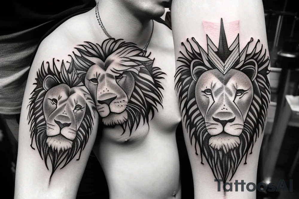 Lion scar king real tattoo idea