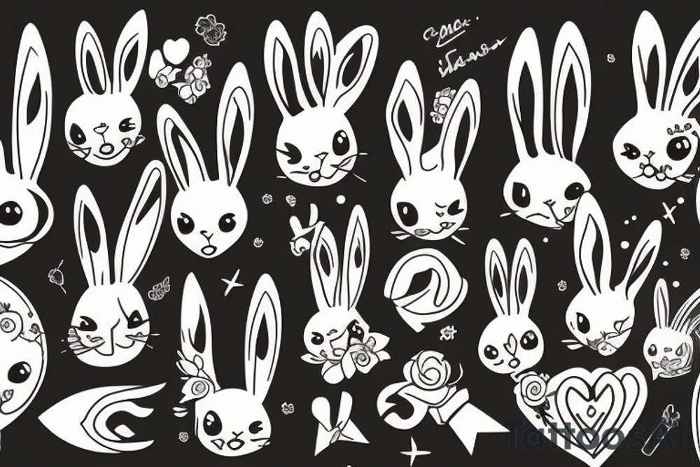 Bunny ears tattoo idea