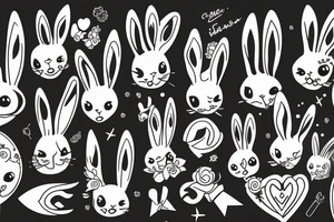 Bunny ears tattoo idea
