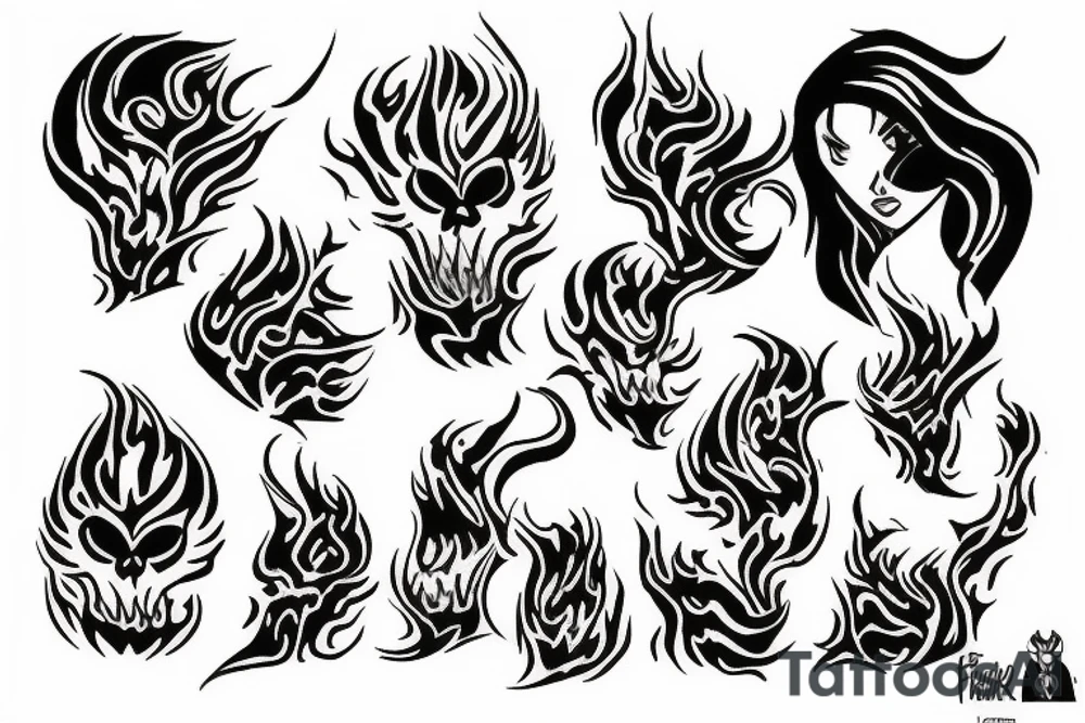 Hide the burn from the fire tattoo idea