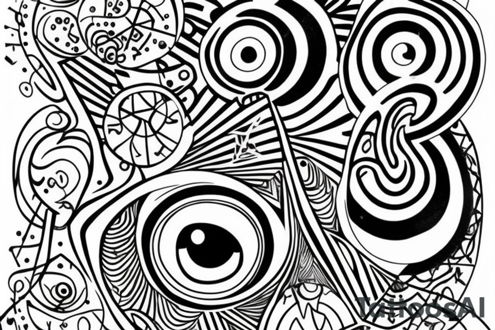 "the eyes are usless whan the nind is dlind" as spirale tattoo idea