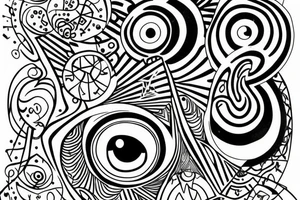 "the eyes are usless whan the nind is dlind" as spirale tattoo idea