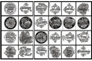 a graphic depiction of the serenity prayer tattoo idea