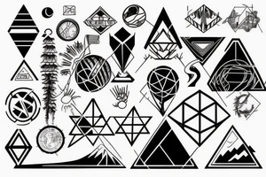 traveling, earth, countries, vertical tattoo idea
