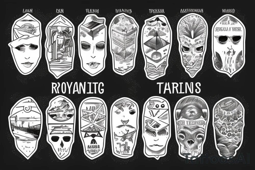 traveling, earth, countries, vertical tattoo idea