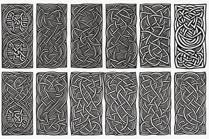 Celtic knotwork spiderweb tattoo idea