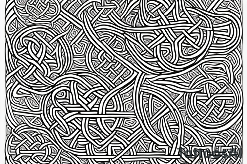 Celtic knotwork spider tattoo idea