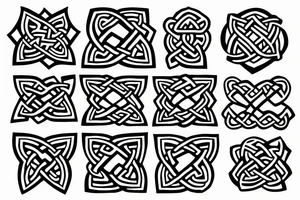 Celtic knotwork anvil tattoo idea