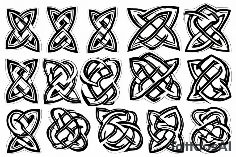 Celtic knotwork anvil tattoo idea