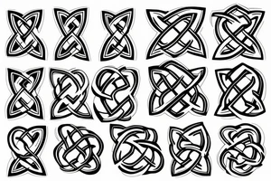 Celtic knotwork anvil tattoo idea