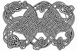 Celtic knotwork anvil tattoo idea