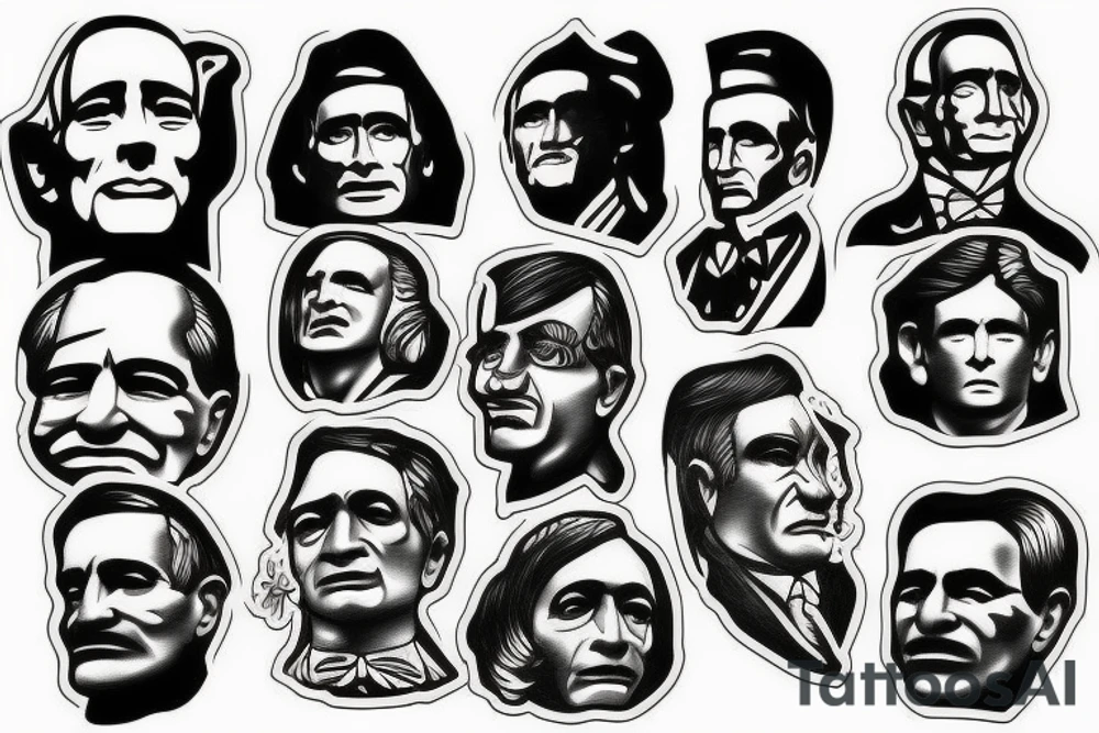 Mount Rushmore tattoo idea