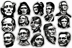 Mount Rushmore tattoo idea