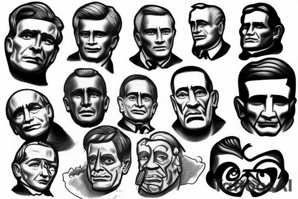 Mount Rushmore tattoo idea