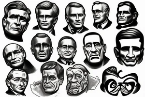 Mount Rushmore tattoo idea