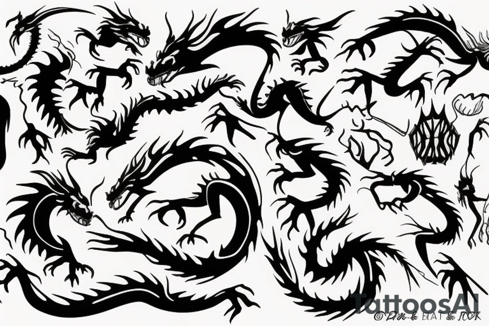 dragon tattoo idea