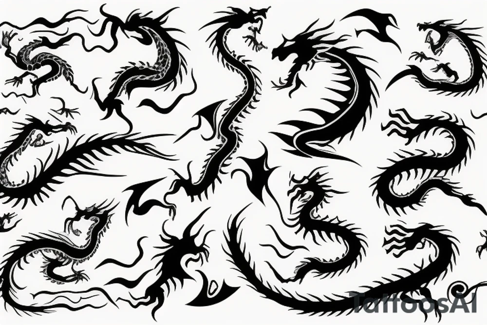 dragon tattoo idea