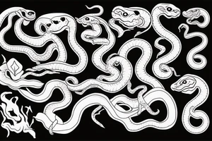 A snake that devours itself tattoo idea