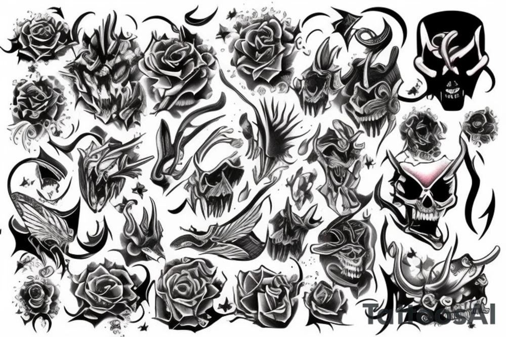 Devilish tattoo tattoo idea
