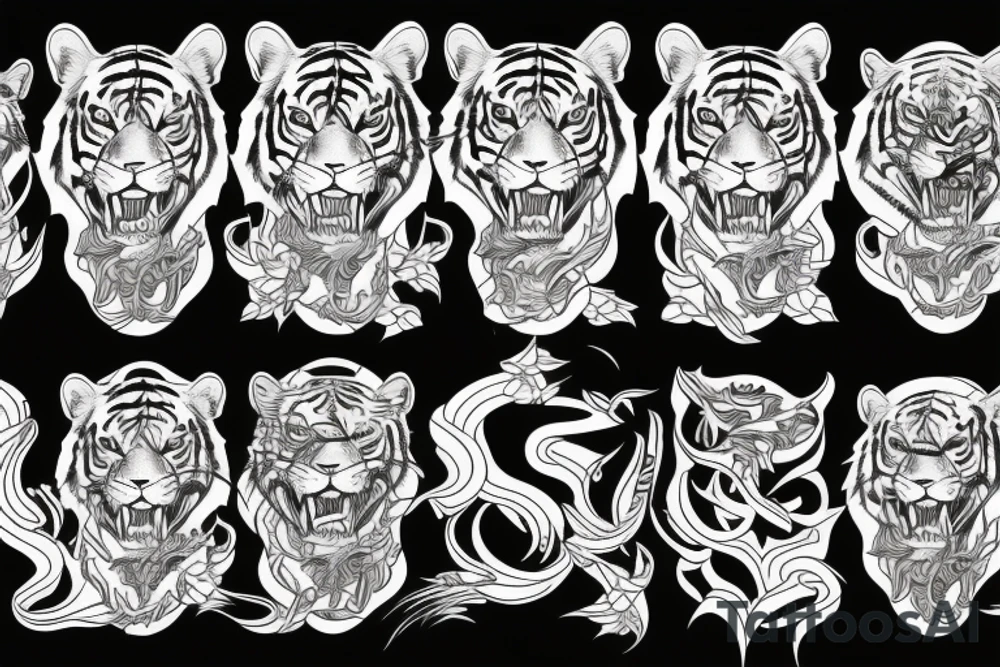 tiger tattoo idea