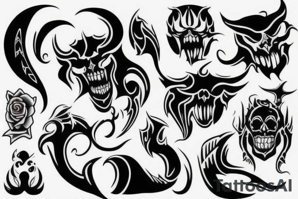Devilish tattoo tattoo idea