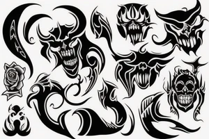 Devilish tattoo tattoo idea