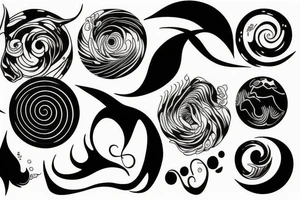 earth spinning tattoo idea