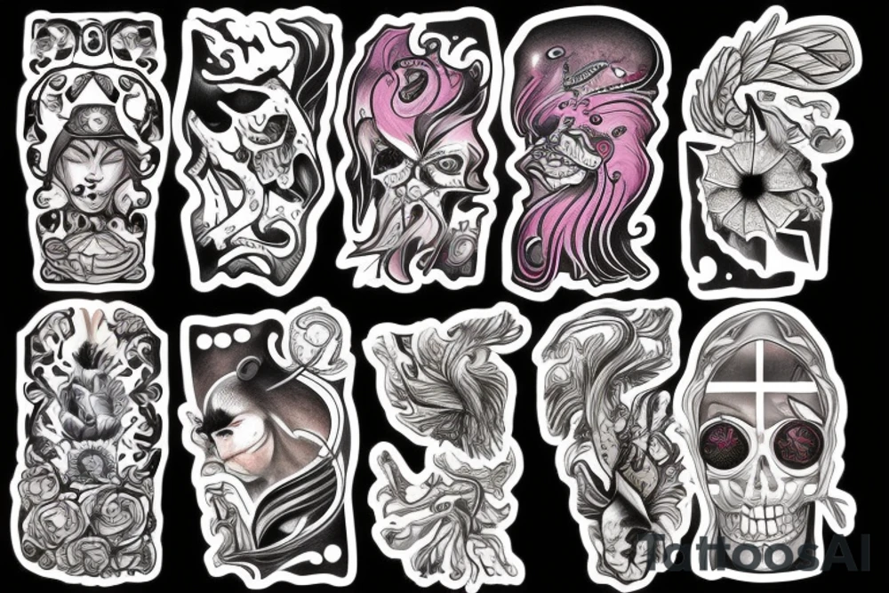 Киберпанк tattoo idea
