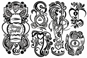 Strong family lineage based on respect, support and love. tattoo idea