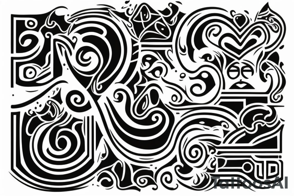 Strong family lineage based on respect, support and love. tattoo idea