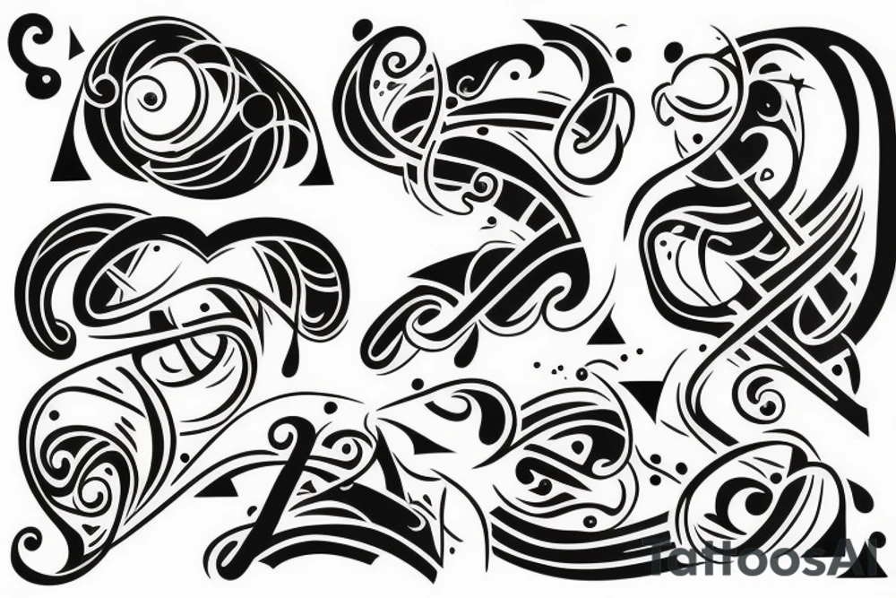 Strong family lineage based on respect, support and love. tattoo idea