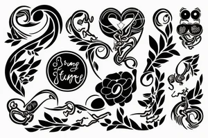 Strong family lineage based on respect, support and love. tattoo idea