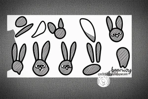 Bunny ears, simple and minimalistic tattoo idea