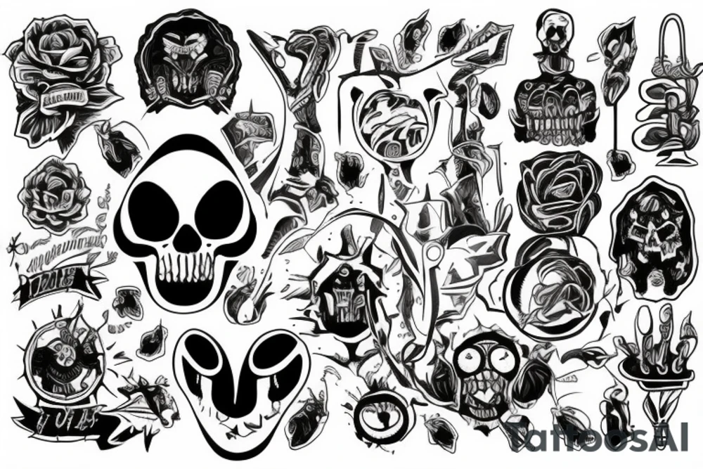 Showing hard work and desire to take over the world tattoo idea