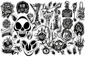 Showing hard work and desire to take over the world tattoo idea